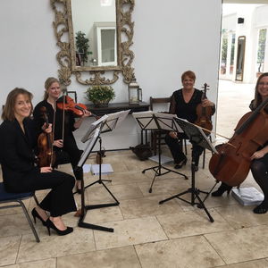 What a truly beautiful wedding. Such a privilege and pleasure to be a part of their day! A truly stunning venue with plenty of cover in a hot day. We absolutely loved playing for this wedding.