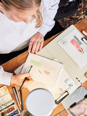 Event Whimsical Wedding Guest Illustrator Caricaturist Oxfordshire