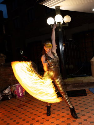 Event Fiyre Circus Collective Stilt and Fire Performer Staffordshire