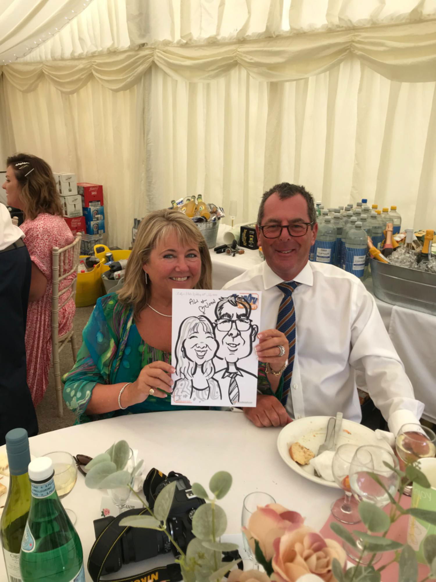 ToonAru Caricatures Caricaturist Review Wedding Essex