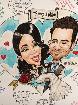 Event Francesco Caricatures Caricaturist London