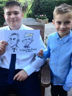 Event Caricature Party with Rich Caricaturist Staffordshire