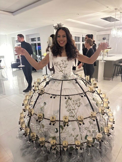 Silver Forest Champagne Skirts Mix and Mingle Entertainer Review Private Party Newcastle upon Tyne