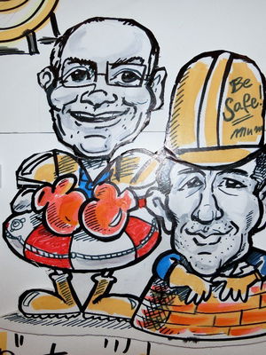 Event Francesco Caricatures Caricaturist London