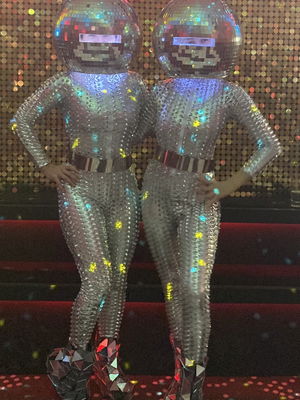 Event Disco Ball Heads Mix and Mingle Entertainer London