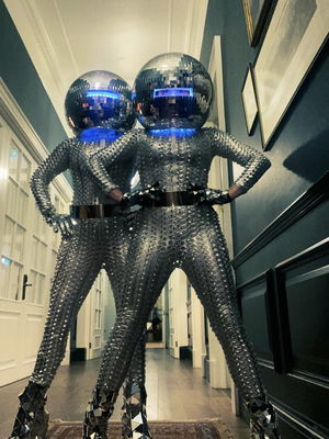 Event Disco Ball Heads Mix and Mingle Entertainer London