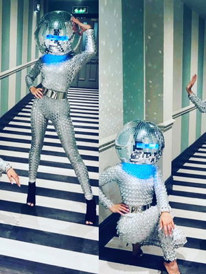 Event Disco Ball Heads Mix and Mingle Entertainer London