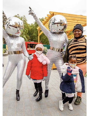 Event Disco Ball Heads Mix and Mingle Entertainer London