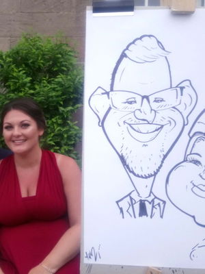 Event Caricatures by Tom Caricaturist Darlington, County Durham