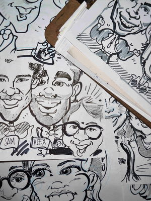 Event Francesco Caricatures Caricaturist London