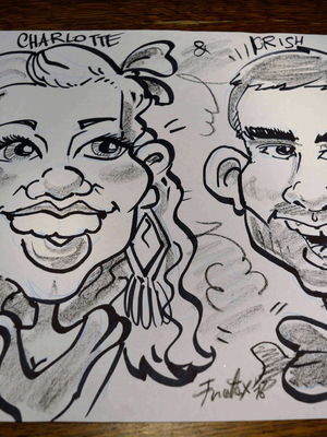 Event Francesco Caricatures Caricaturist London