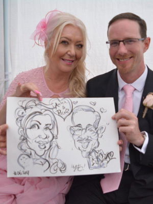 Event Francesco Caricatures Caricaturist London