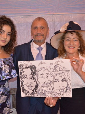 Event Francesco Caricatures Caricaturist London