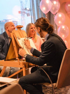 Event Francesco Caricatures Caricaturist London