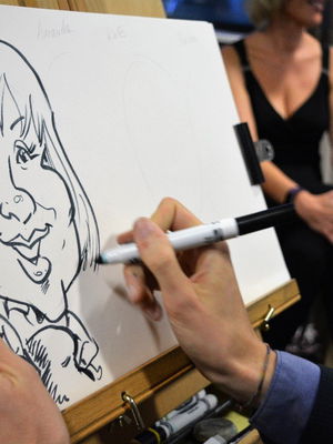 Event Francesco Caricatures Caricaturist London