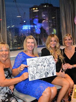 Event Francesco Caricatures Caricaturist London