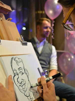 Event Francesco Caricatures Caricaturist London