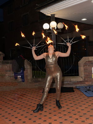 Event Fiyre Circus Collective Stilt and Fire Performer Staffordshire