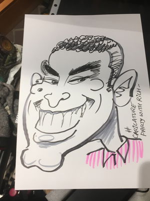 Event Caricature Party with Rich Caricaturist Staffordshire