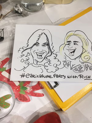 Event Caricature Party with Rich Caricaturist Staffordshire