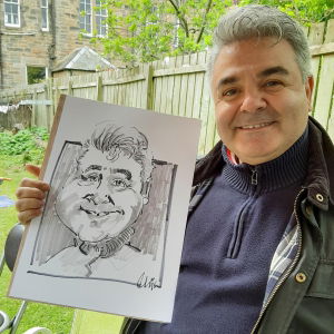 Doodle Me 2 Caricaturist Review Private Party Edinburgh