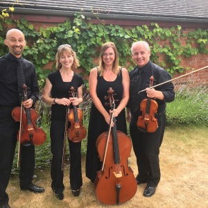 Linda J booked Prosecco Quartet for  their wedding in West Midlands Prosecco Quartet String Quartet Review Wedding West Midlands