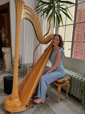 Event Elegant Harp Harpist Greater Manchester