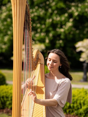 Event Elegant Harp Harpist Greater Manchester