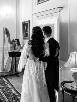 Event Elegant Harp Harpist Greater Manchester