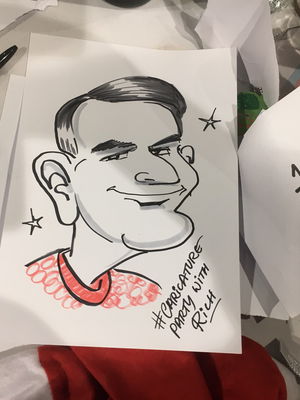 Event Caricature Party with Rich Caricaturist Staffordshire