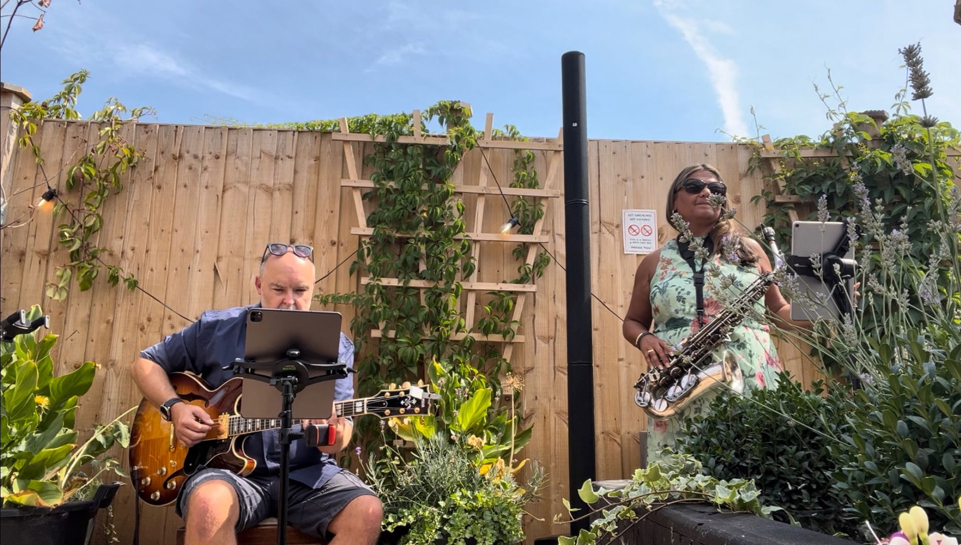 Mads on Sax Saxophonist Review Hotel / Restaurant Event Essex