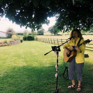 Stacey K booked Kelly Barnes for  their wedding in Gloucestershire Kelly Barnes Singer Guitarist Review Wedding Gloucestershire