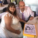 julie C booked Caricature Party with Rich for their wedding in Staffordshire Caricature Party with Rich Caricaturist Review Wedding Staffordshire