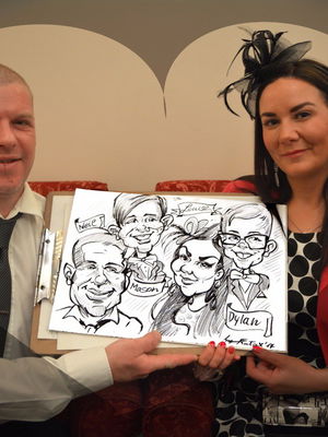Event Francesco Caricatures Caricaturist London