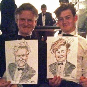 Chris Caricatures Caricaturist Review Private Party Kent