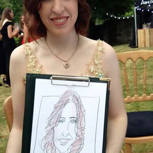 Just a few of the 30+ drawings I did that night