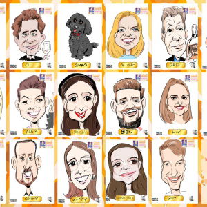 Harriet F booked Virtual Caricature Party for their party in Cornwall Virtual Caricature Party Virtual Entertainment Review Private Party Cornwall