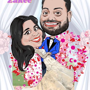 The Super Caricaturist Caricaturist Wedding North Yorkshire