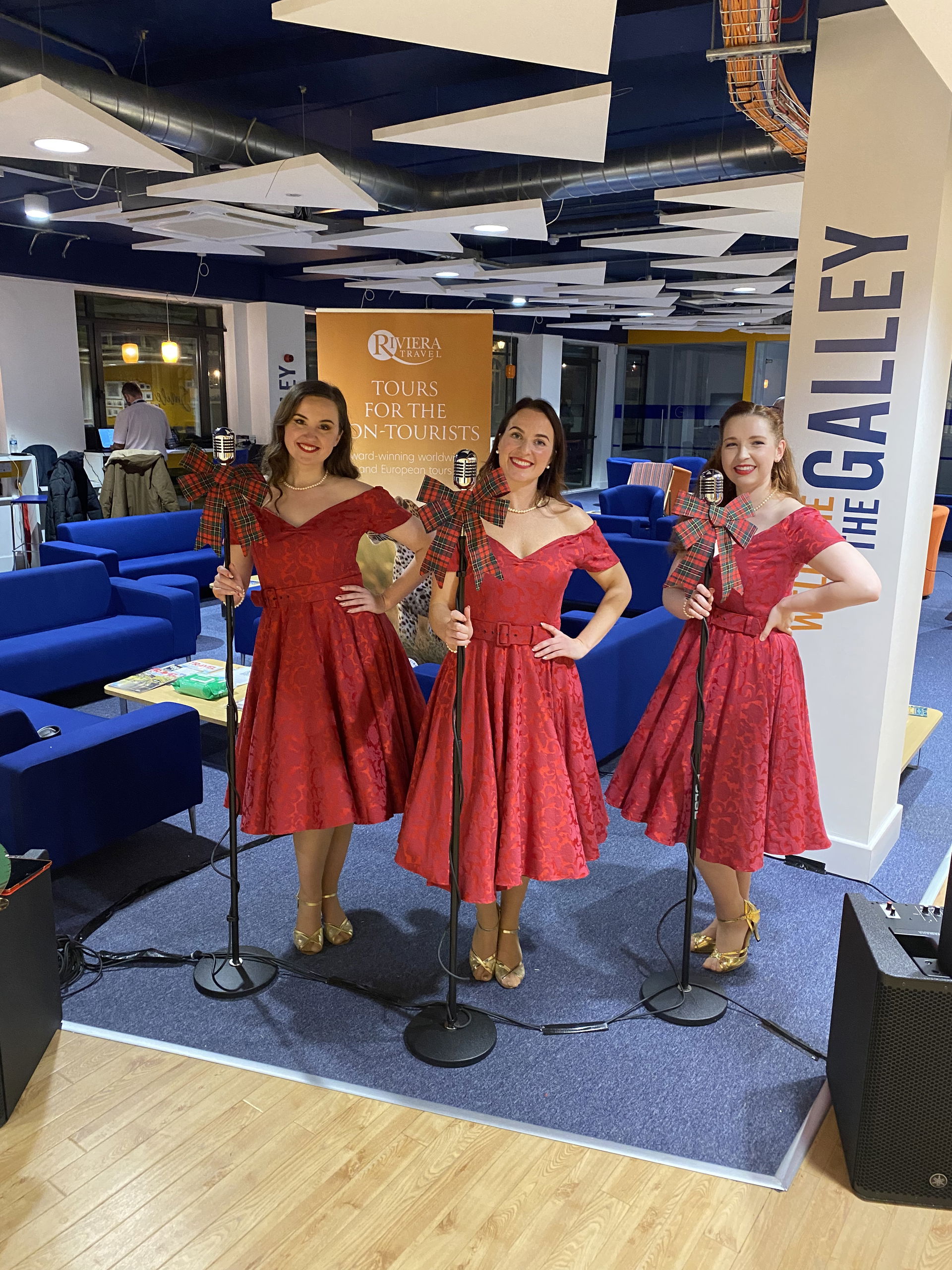 The Jinglettes Christmas Band Review Corporate Event Newcastle upon Tyne