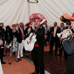 Debbie H booked Beat Banditos for  their wedding at Sopley Farm in Dorset Beat Banditos Mariachi Band Review Wedding Dorset
