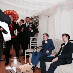 Debbie H booked Beat Banditos for  their wedding at Sopley Farm in Dorset Beat Banditos Mariachi Band Review Wedding Dorset