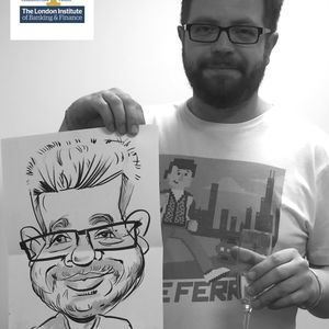 The Super Caricaturist Caricaturist Corporate Event West Sussex