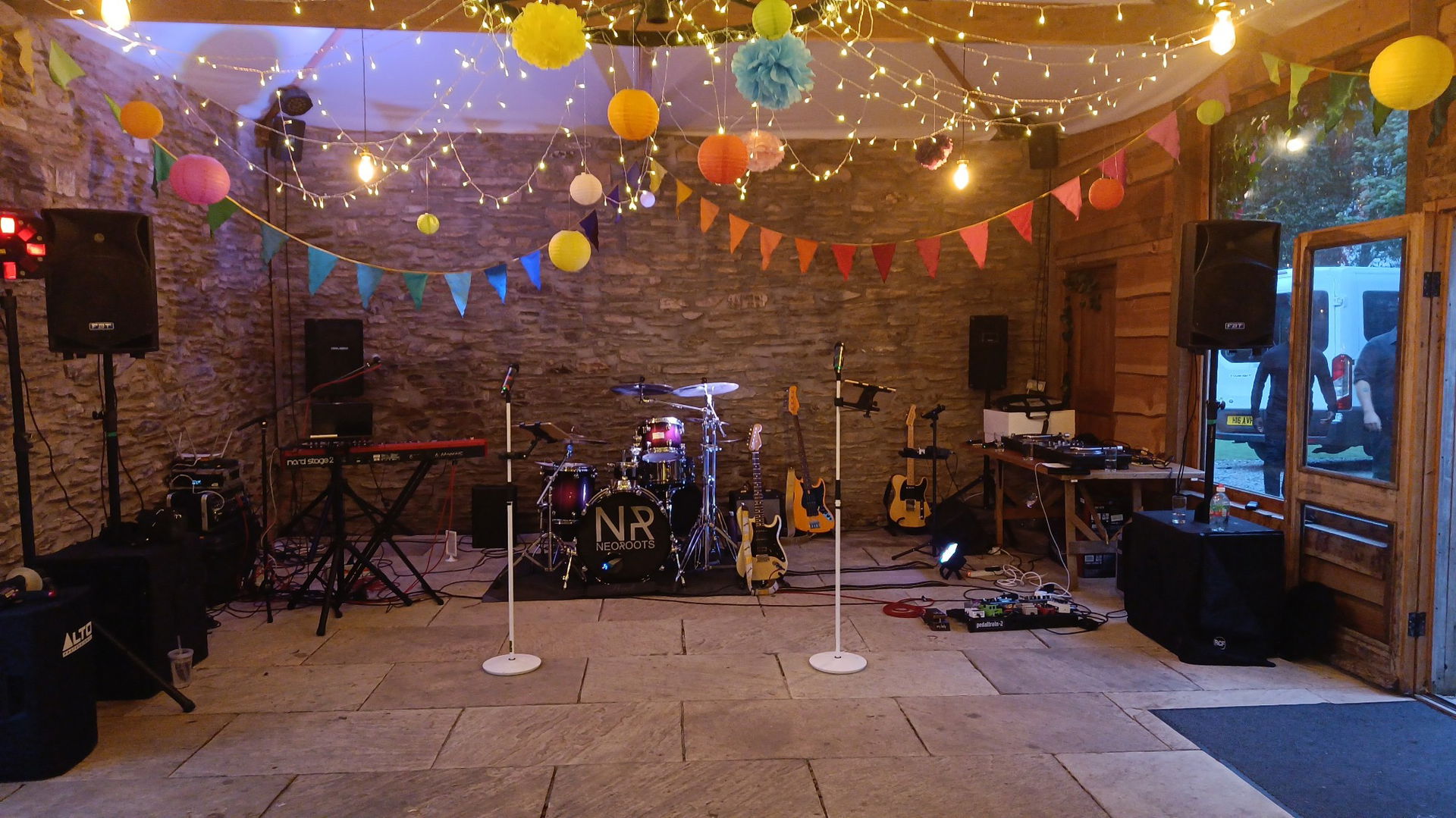 Electric Black Function Band Review Wedding Devon