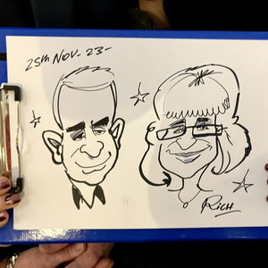 Event Caricature Party with Rich Caricaturist Staffordshire