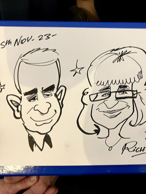 Event Caricature Party with Rich Caricaturist Staffordshire