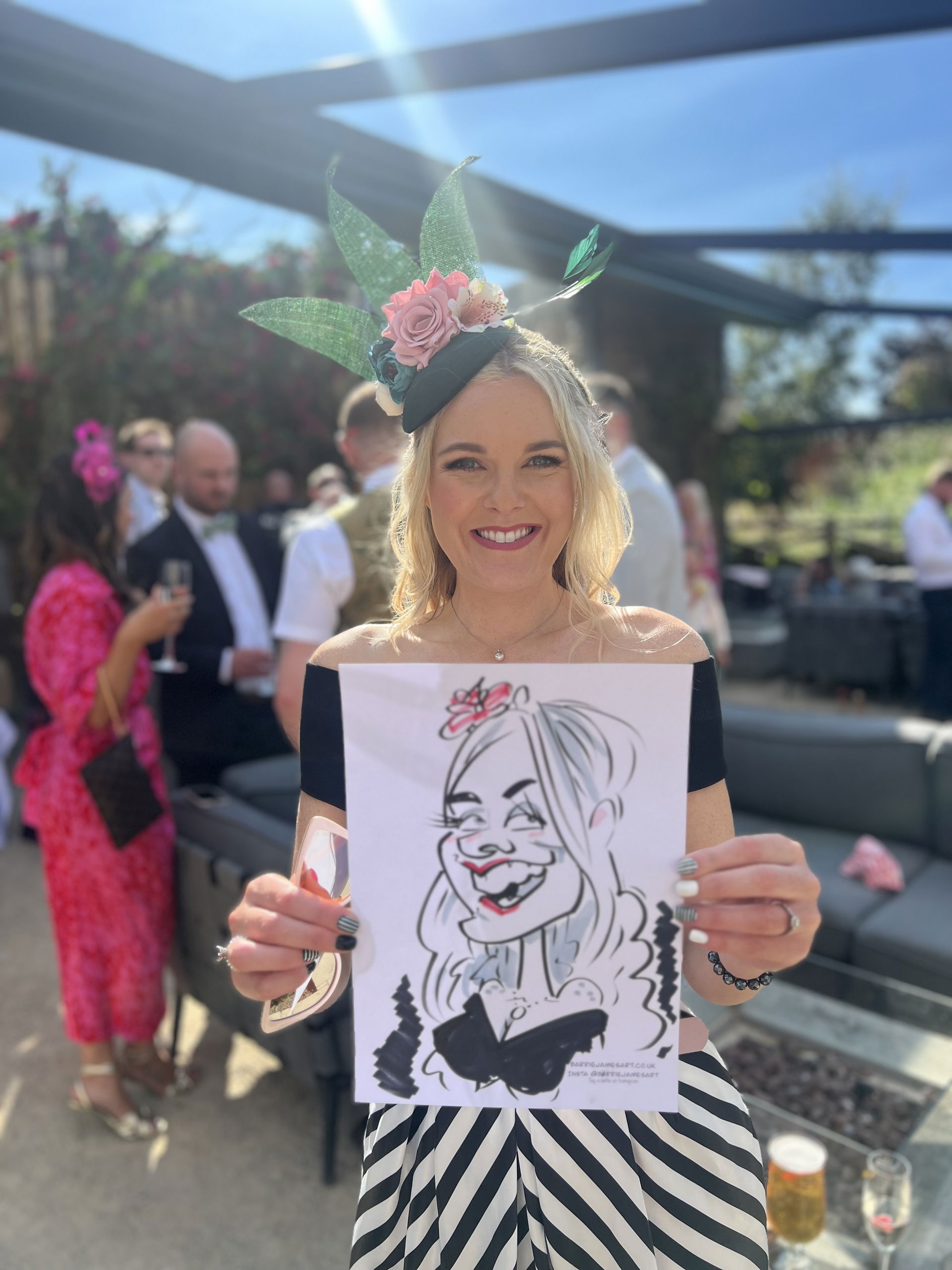 Barrie Draws Caricatures Caricaturist Review Wedding Durham