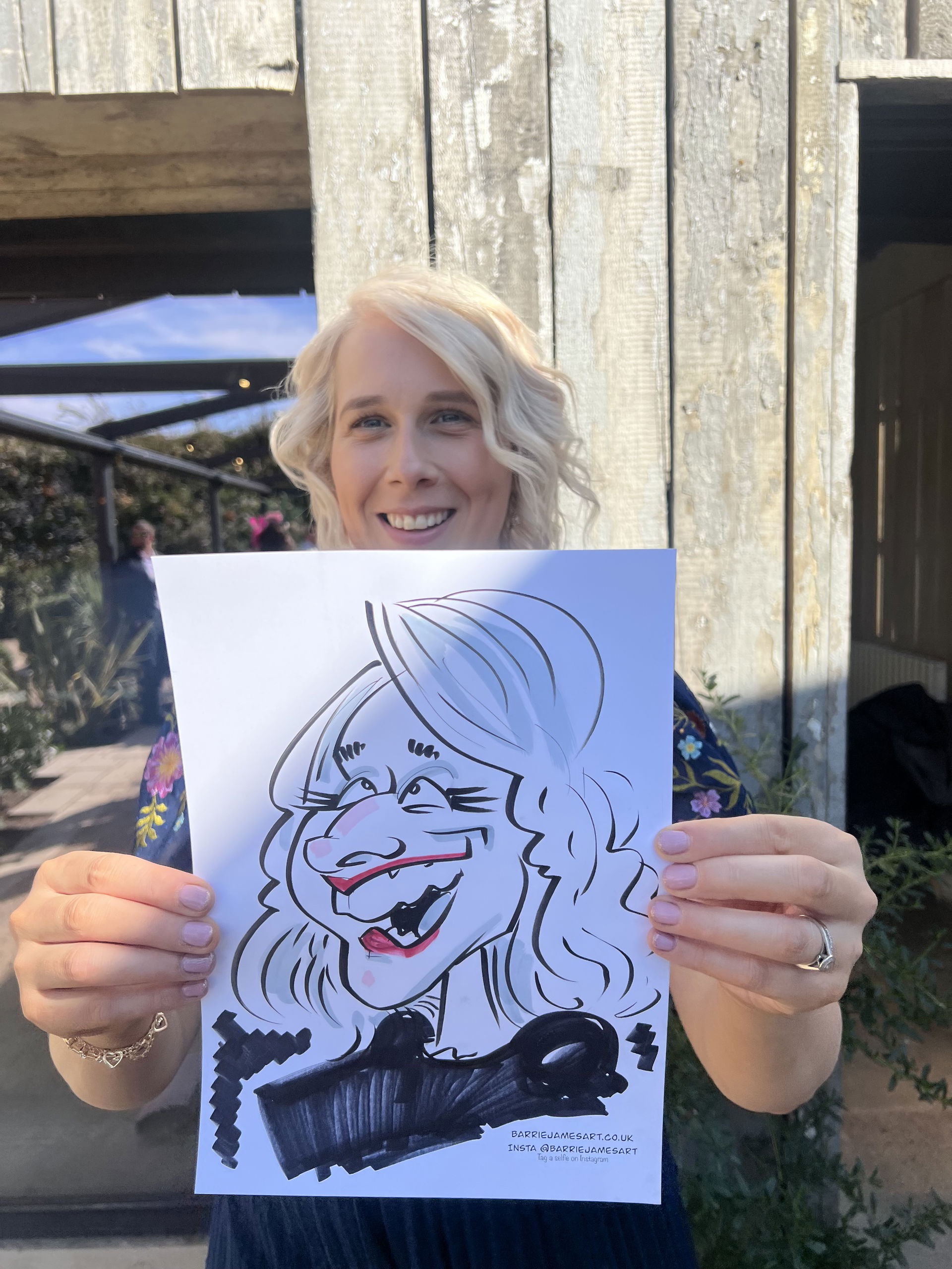 Barrie Draws Caricatures Caricaturist Review Wedding Durham