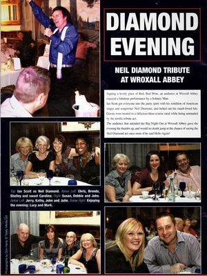 Event (Tom Jones) Ian Scott Tribute Act Worcestershire