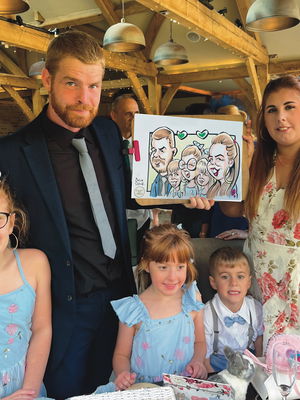 Event Caricatude Caricaturist Lancashire