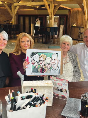 Event Caricatude Caricaturist Lancashire